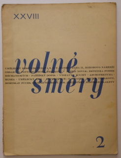 Volné směry 1930-1931/2 (jedno číslo)