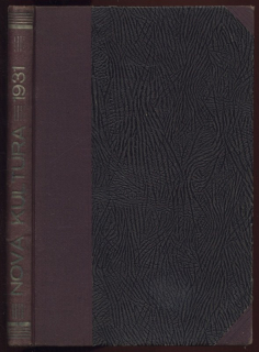 Nová kultura 1931 (Ročník XX.)