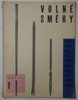 Volné směry 1929, 1930 (27. ročník, kompletní) čísla 1 až 12