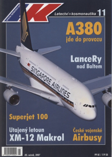 Letectví a kosmonautika 2007 / 11 (jedno číslo)