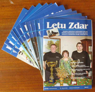 Letu zdar. 2012 (kompletní 22. ročník, 12 sešitů) Časopis chovatelů poštovních holubů