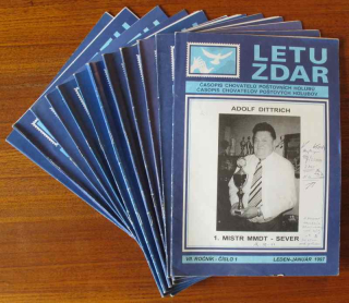 Letu zdar. 1997 (kompletní 7. ročník, 12 sešitů) Časopis chovatelů poštovních holubů