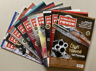 Střelecká revue 2018 (nekompletní 49. ročník, 10 sešitů, chybí čísla 11-12)