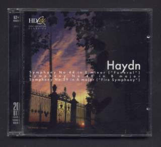 Haydn – Symphony No. 44 In E Major ("Funeral") / Symphony No. 46 In B Major / Symphony No. 59 In A Major ("Fire Symphony") (CD)