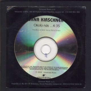 Jana Kirschner - Okolo nás (CD-single)