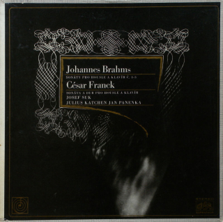 Johannes Brahms - Sonáty pro housle a klavír č. 1-3; César Franck - Sonáta A dur pro housle a klavír (2LP v krabici)