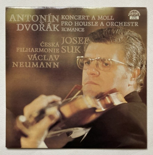 Antonín Dvořák – Josef Suk, Česká filharmonie, Václav Neumann - Koncert A moll / Romance pro housle (LP)