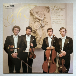 Košice Quartet / W. A. Mozart, D. Shostakovich - Košické kvarteto / String Quartet In C Major KV 465 Disonantné / String Quartet No.8, Op. 110 (LP)
