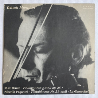 Yehudi Menuhin, Max Bruch / Niccolo Paganini - Violinkonzert G-moll Op. 26 / Violinkonzert Nr. 2 H-moll "La Campanella" (LP)