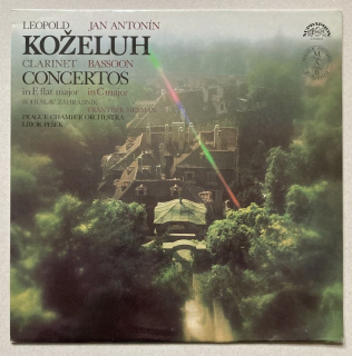 Leopold Koželuh / Jan Antonín Koželuh: Bohuslav Zahradník, František Herman, Prague Chamber Orchestra, Libor Pešek - Clarinet Concerto In E Flat Major / Bassoon Concerto In C Major (LP)
