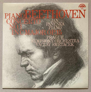 Ludwig van Beethoven, Jan Panenka, The Prague Symphony Orchestra, Václav Smetáček - Piano Concerto No. 1 In C Major (LP)