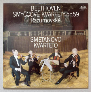 Beethoven, Smetanovo Kvarteto - Smyčcové kvartety Op.59 Razumovské (2LP)