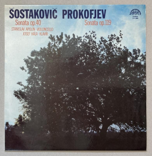 Prokofjev, Sergej - Sonáta op. 119 / Šostakovič, Dmitrij - Sonáta op. 40, (LP)