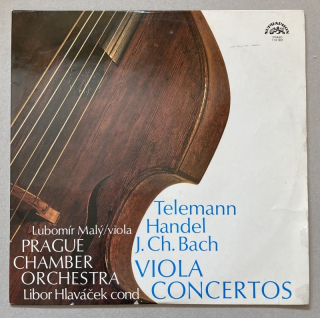 Lubomír Malý, Prague Chamber Orchestra, Libor Hlaváček - Viola Concertos (LP)