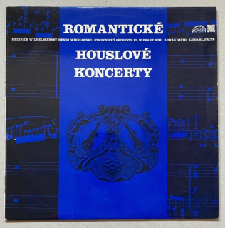 Heinrich Wilhelm Ernst, Henri Wieniawski, Symfonický orchestr hl. m. Prahy FOK, Lukas David, Libor Hlaváček - Romantické houslové koncerty (LP)