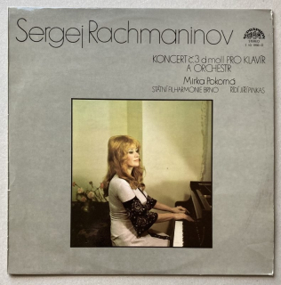Sergej Rachmaninov - Mirka Pokorná, státní filharmonie Brno, řídí Jiří Pinkas - Koncert č. 3 d moll pro klavír a orchestr (LP)