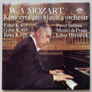 W. A. Mozart, Pavel Štěpán, Musici de Praga, Libor Hlaváček - Koncerty pro klavír a orchestr F dur K. 459, G dur K. 453, B dur K. 595 (2LP)