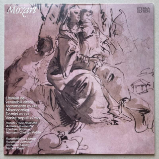 Mozart, R. Frank-Reinecke, A. Burmeister, E. Büchner, H. Christian Polster, Rundfunkchor Leipzig, Rundfunk-Sinfonie-Orchester Leipzig, H. Kegel - Litaniae De Venerabili Altaris Sacramento KV 243 / Misericordias Domini KV 222 / Venite Populi KV 260 (LP)