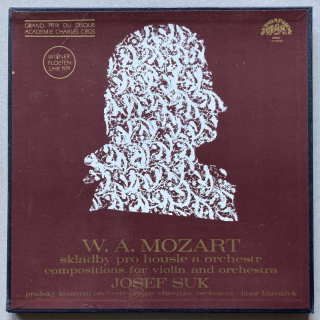 W.A. Mozart, Josef Suk, Pražský komorní orchestr - Compositions For Violin And Orchestra (6LP)