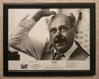Filmová fotografie (fotoska) rámováno - Štek