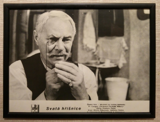 Filmová fotografie (fotoska) rámováno - Svatá hříšnice