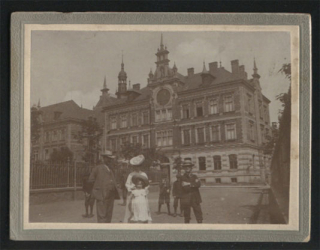 Rodinná fotografie ve městě