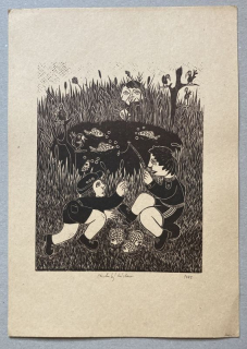 Václav Plechatý - U rybníčku (serigrafie)