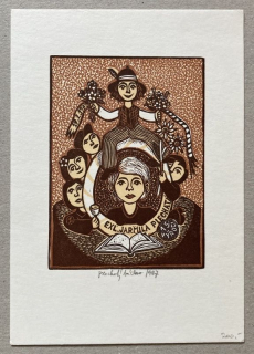 Václav Plechatý - Ex libris Jarmila Plechatá (serigrafie)
