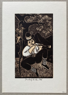 Václav Plechatý - Ex libris V. Chrenko (serigrafie)