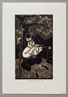 Václav Plechatý - Ex libris V. Chrenko (serigrafie)