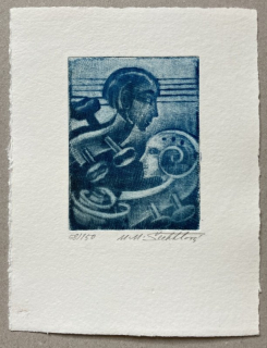 Marie Michaela Šechtlová (mezzotinta)