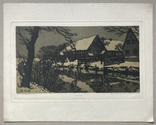 Adolf Luntz - Zima / Winter (lept)