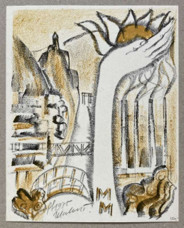 Miroslav Matouš - PF 1975 (litografie)