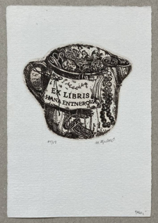 Miroslava Zychová - Ex libris Hana Entnerová (lept)