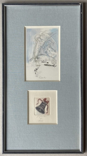 Václav Beneš (litografie); Olga Vychodilová (lept)