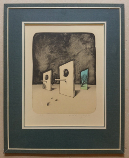 Josef Velčovský - Předjaří (litografie)