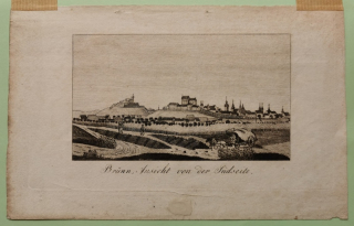 Brno. Pohled z jihu (Brünn. Ansicht von der Südseite)