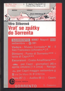 Stiborová, Věra - Vrať se zpátky do Sorrenta