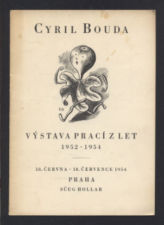 Cyril Bouda: Výstava prací z let 1952 až 1954 (katalog k výstavě)