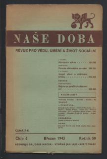 Naše doba ročník 50 / č. 6