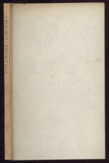 Apollinaire, Guillaume - Alkoholy