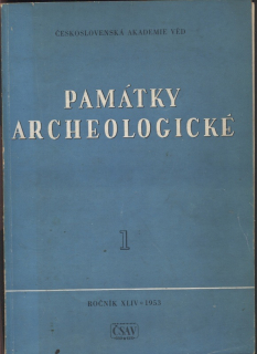Böhm, Jaroslav - Památky archeologické 1 - ročník XLIV