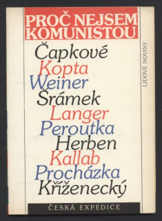 Hořec, Jaromír - Proč nejsem komunistou