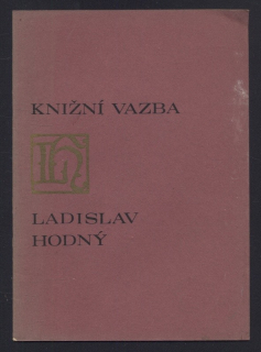 Hodný, Ladislav - Knižní vazba (katalog)