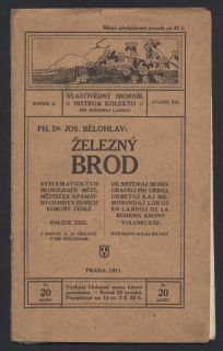 Bělohlav, Josef - Vlastivědný sborník ročník II., sv. XIV. - Železný Brod