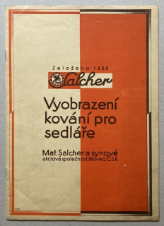 Mat. Salcher a synové - Vyobrazení kování pro sedláře (nabídkový katalog)