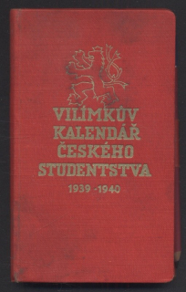 Vilímkův kalendář českého studenstva 1939-1940