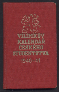 Vilímkův kalendář českého studenstva 1940-41