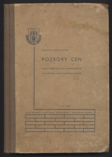 Panchártek, Ladislav - Rozbory cen