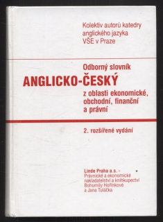 Kolektiv autorů - Odborný slovník anglicko-český z oblasti ekonomické, obchodní, finanční a právní